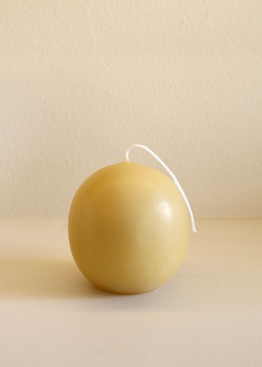 Sphere Beeswax Candle
