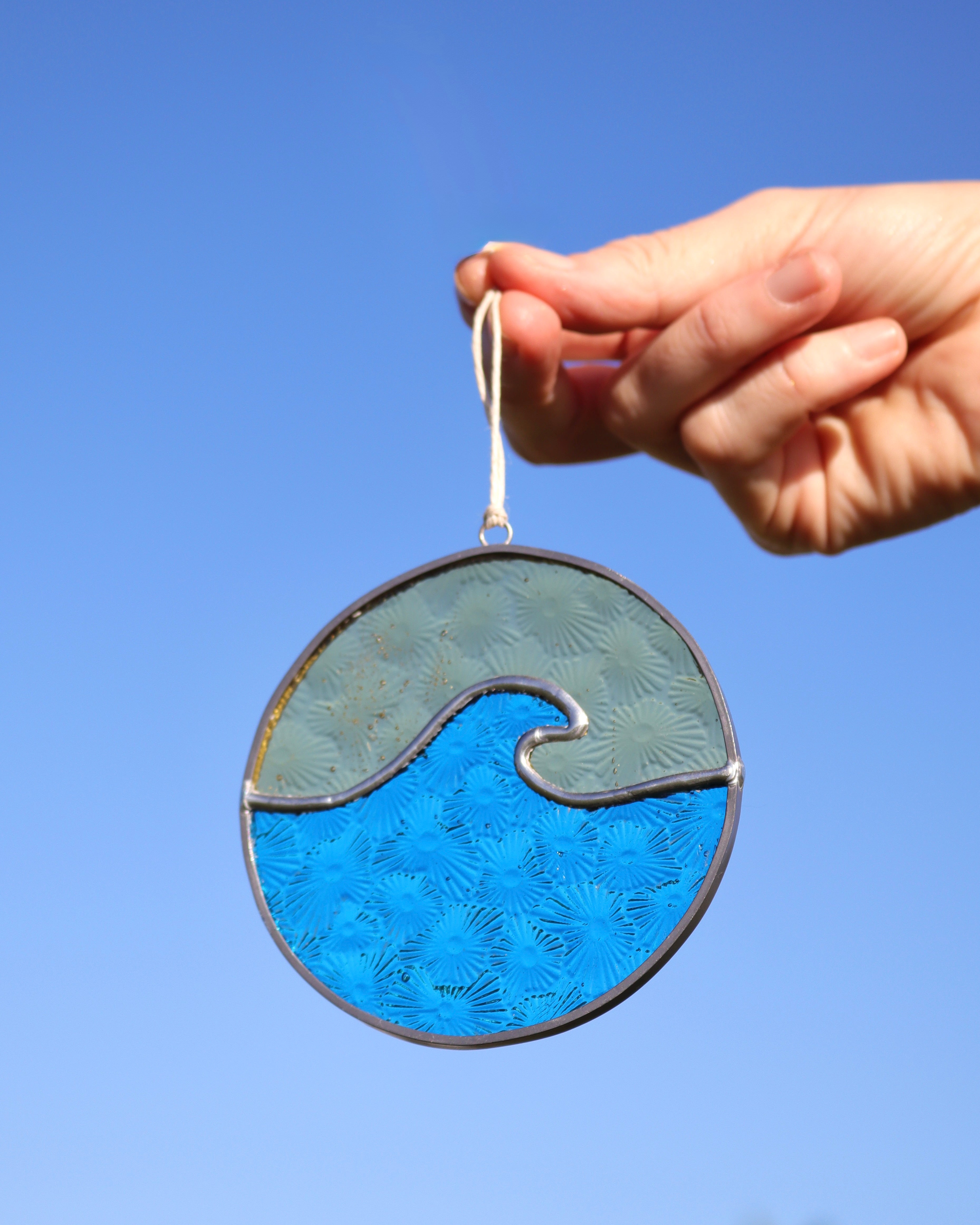 Wave Stained Glass