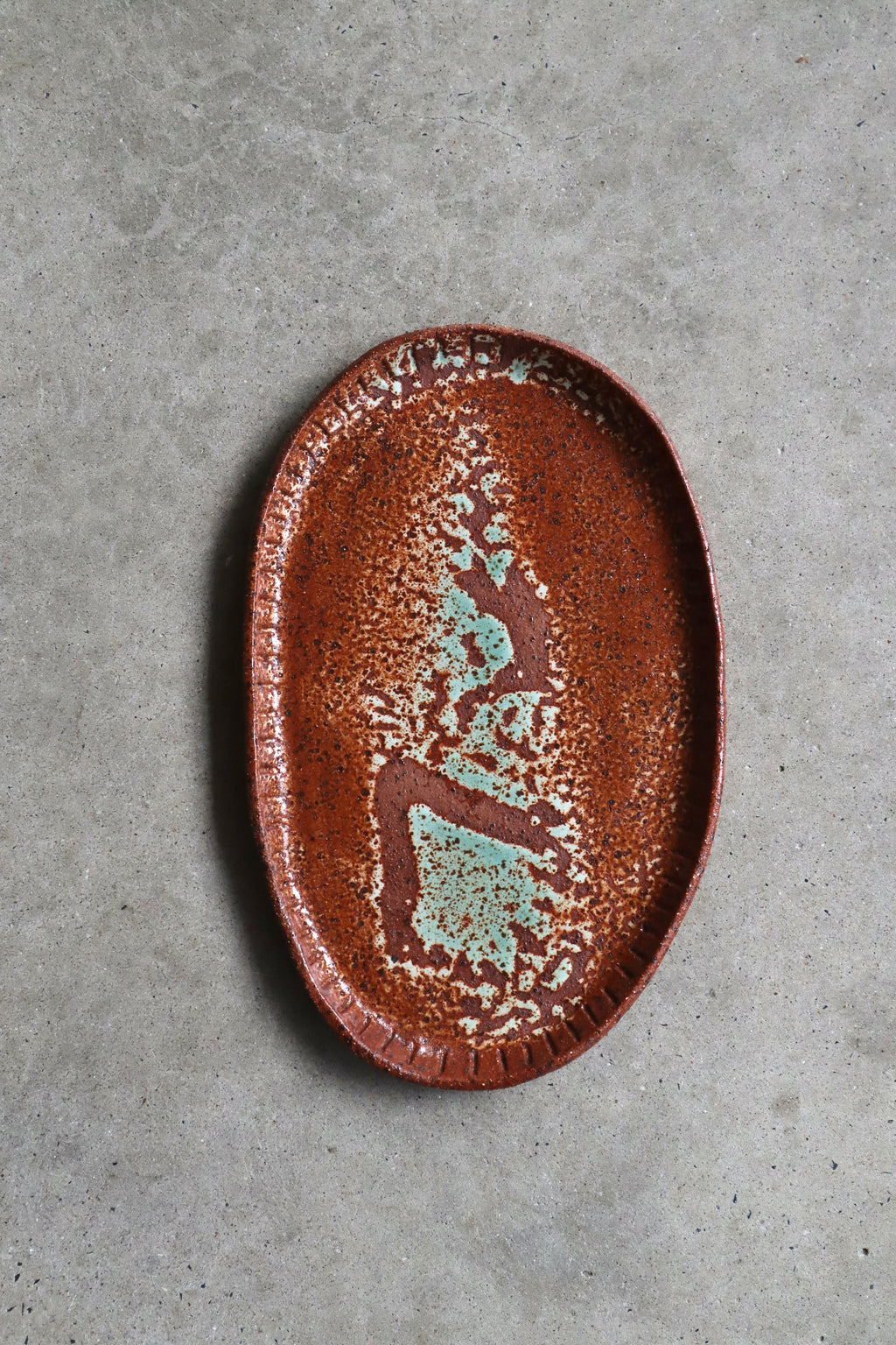 Oval Stoneware Platter