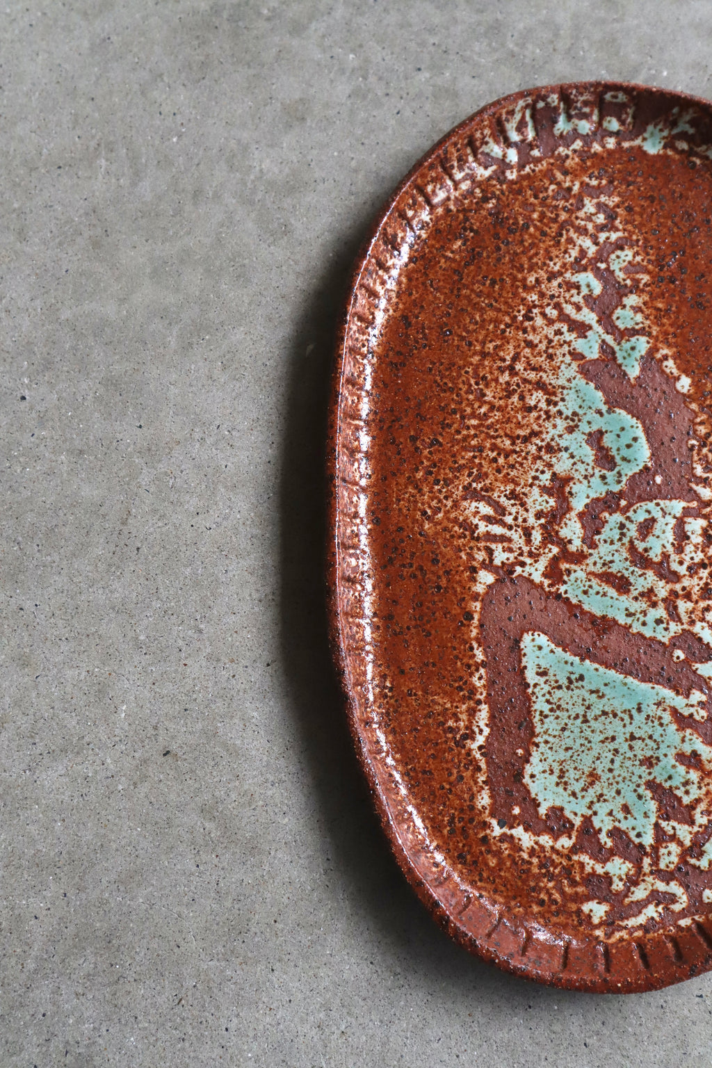 Oval Stoneware Platter