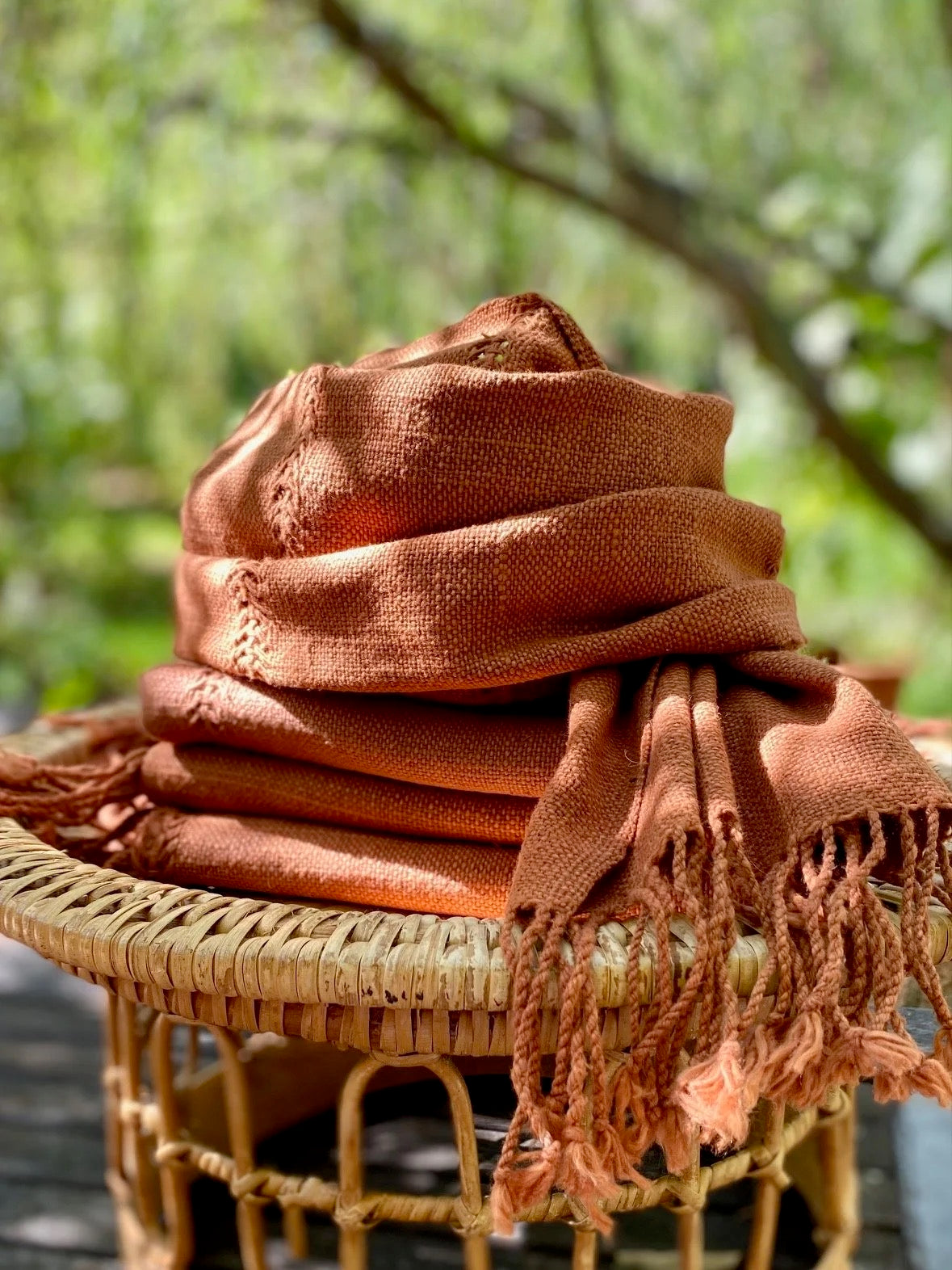 Cotton Scarf Cinnamon
