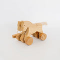 Pull Along Horse Wooden Toy