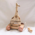 Pull Along Giraffe Wooden Toy