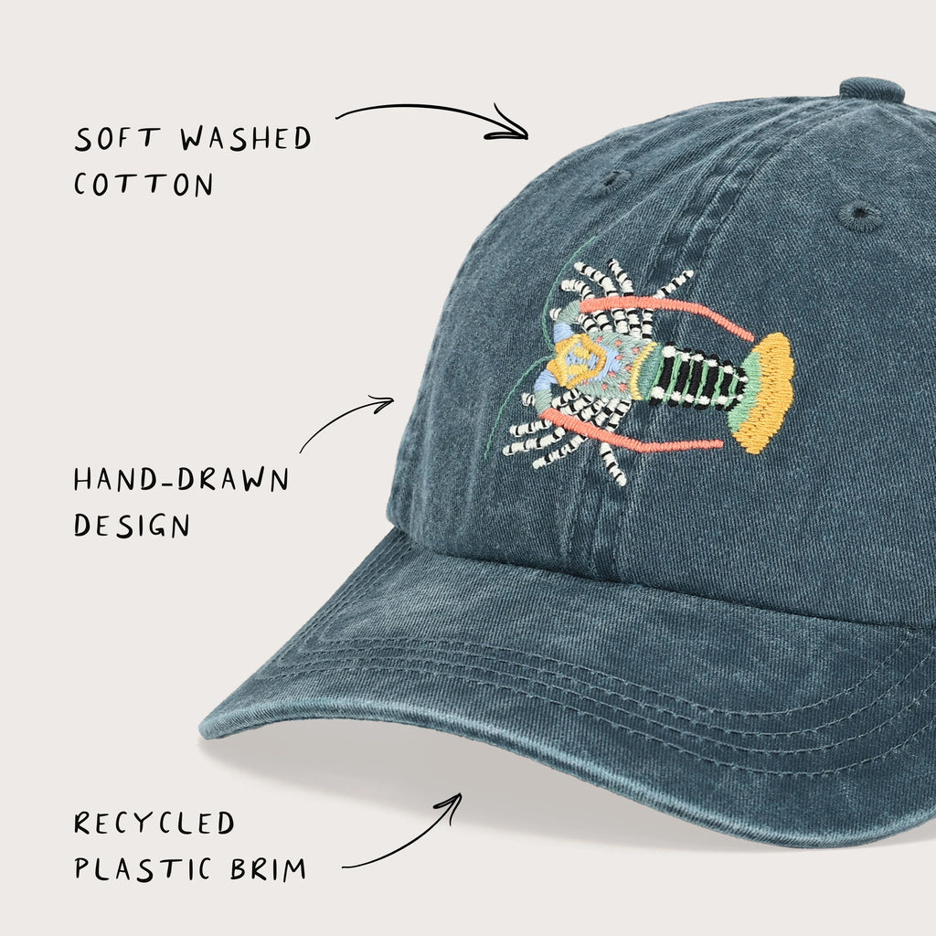 Tropical Rock Lobster Lid (Stone)