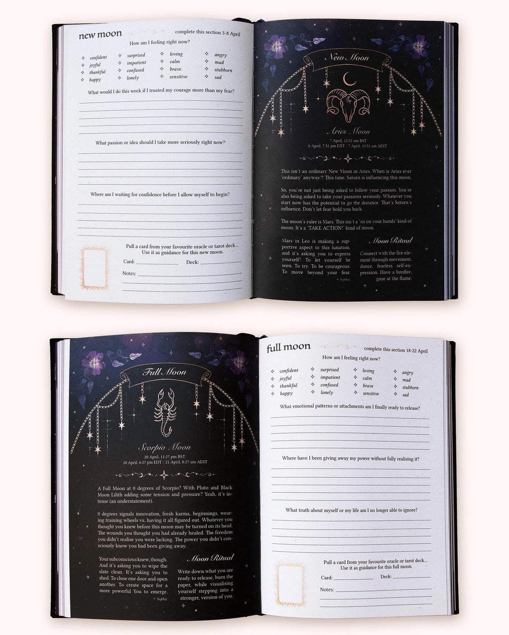 Year Of Growth - Lavender - 2027 Diary Dreamy Moons