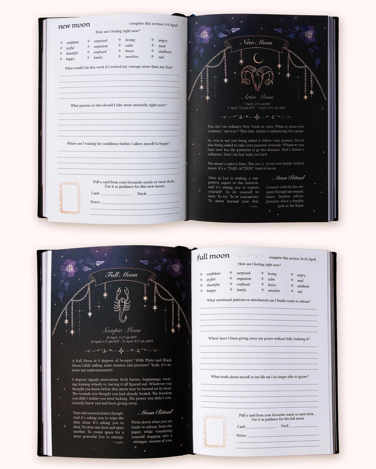 Year Of Growth - Lavender - 2027 Diary Dreamy Moons