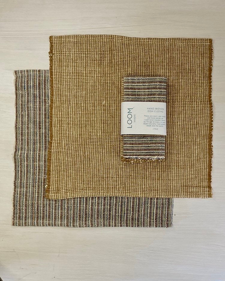 Woven Dish Cloth Twin Pack