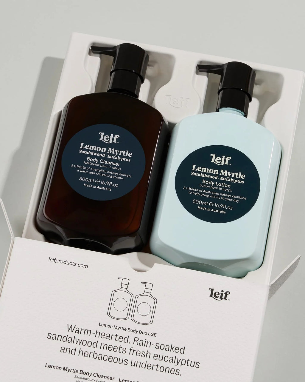 Lemon Myrtle Body Duo LRG