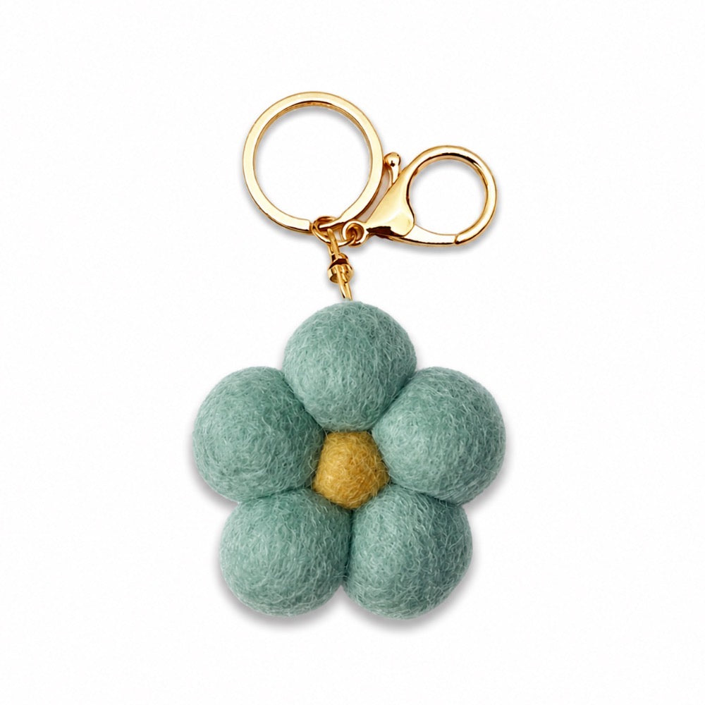 Flower Felt Keychain