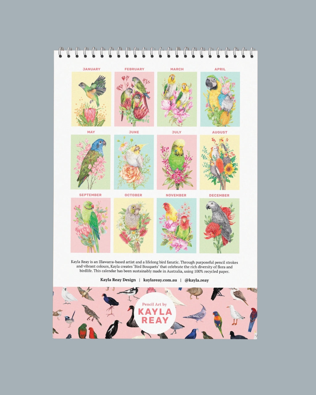 Parrot Calendar 2026