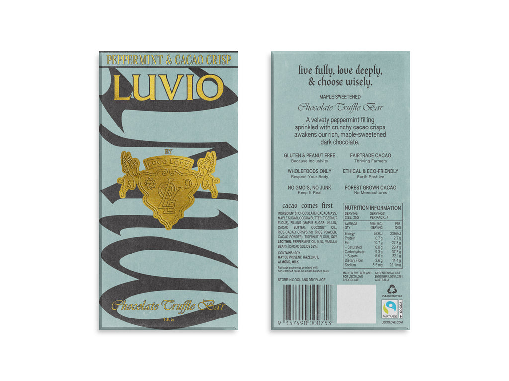 Peppermint & Cacao Crisp - Luvio