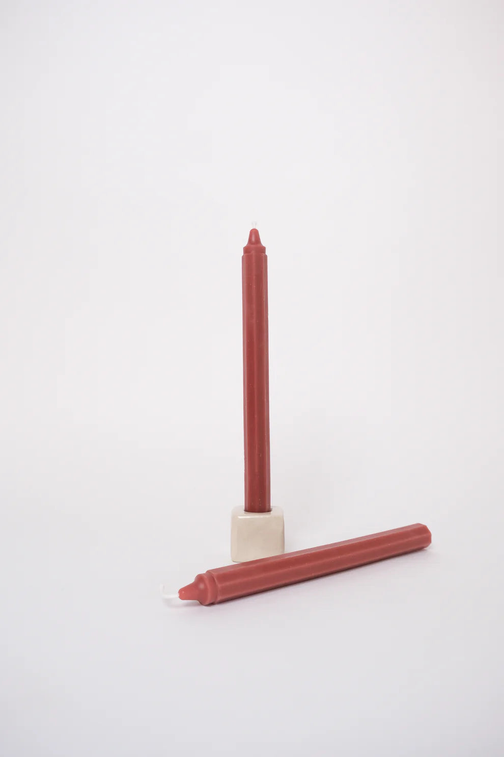 Octagon Taper Pair Candles