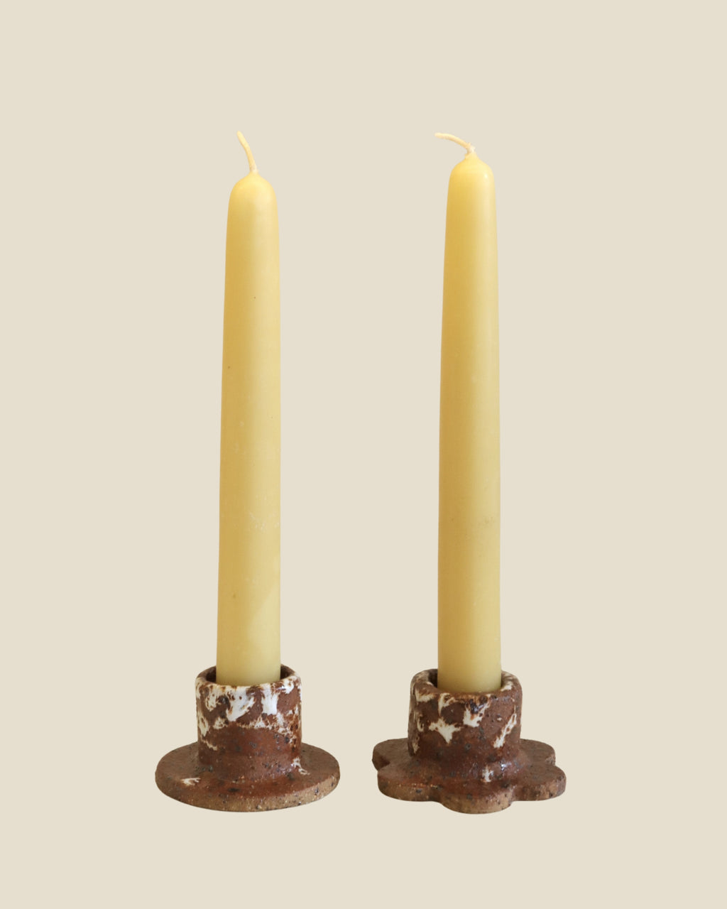 Handmade Candle Holder - Stone