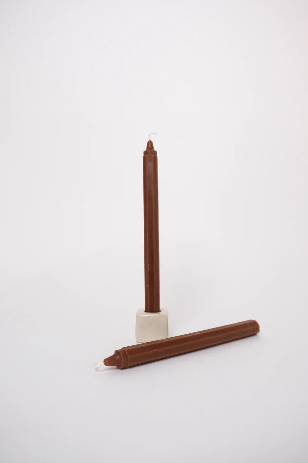 Octagon Taper Pair Candles