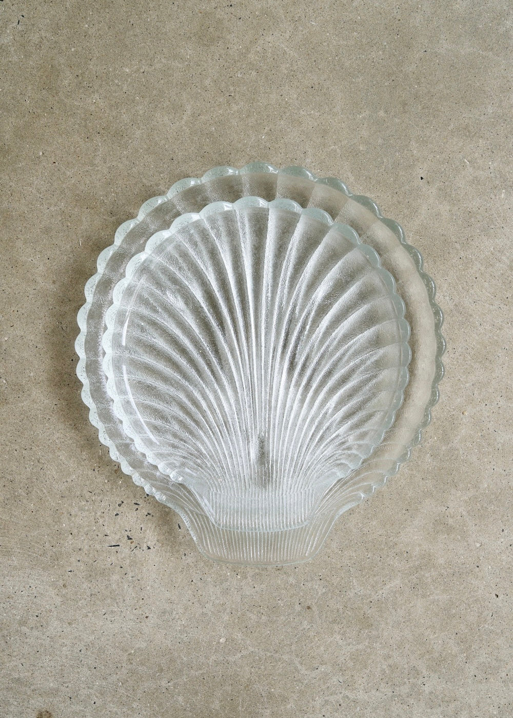 Vintage Anchor Hocking Clam Shell Plate