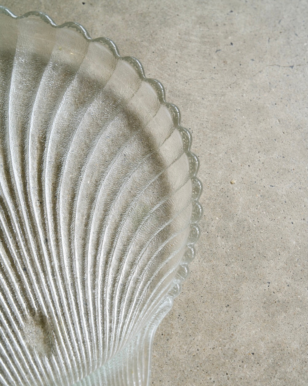 Vintage Anchor Hocking Clam Shell Plate