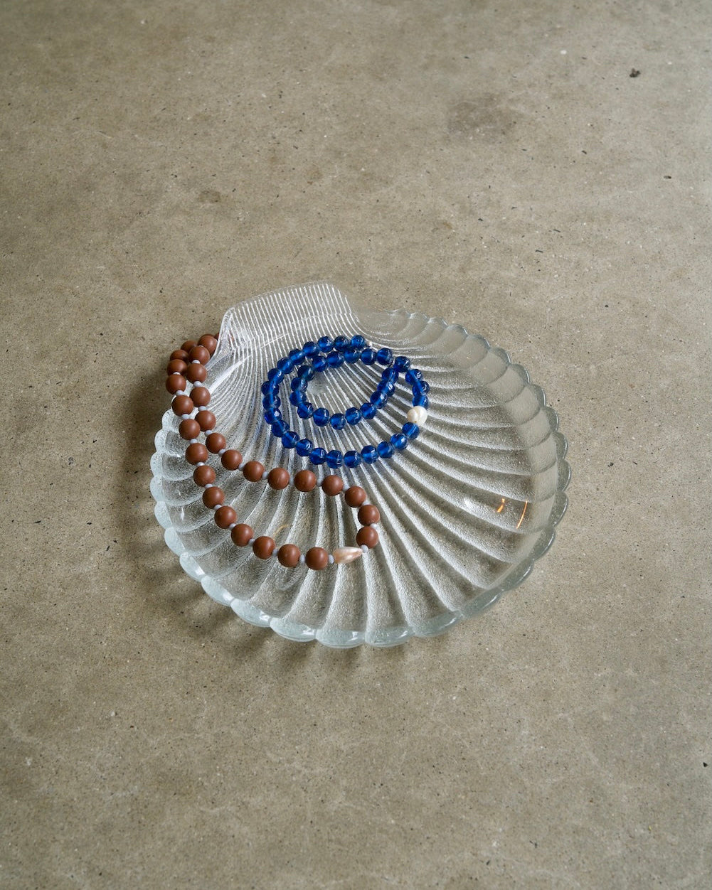 Vintage Anchor Hocking Clam Shell Plate