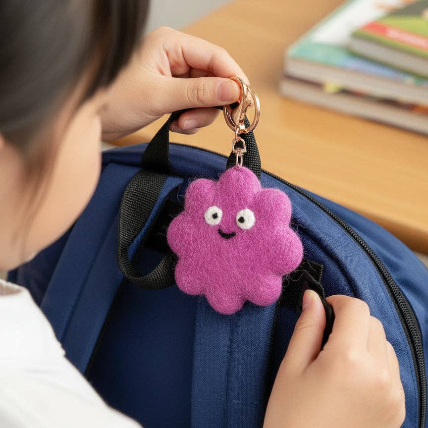 Feel-Good Fuzzy Friend Bag Charm | Keyring