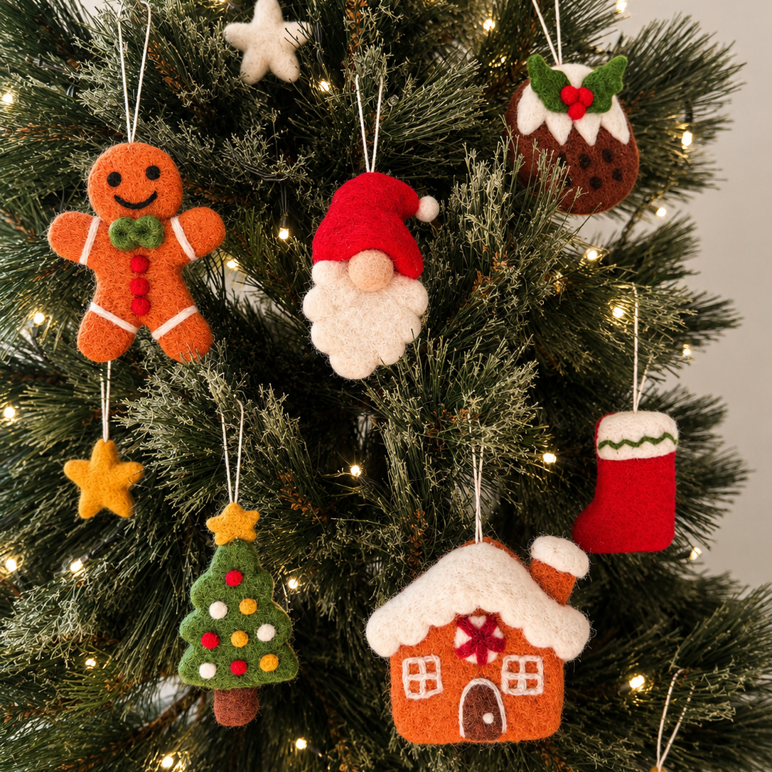 Felt Christmas Ornament - Christmas Tree