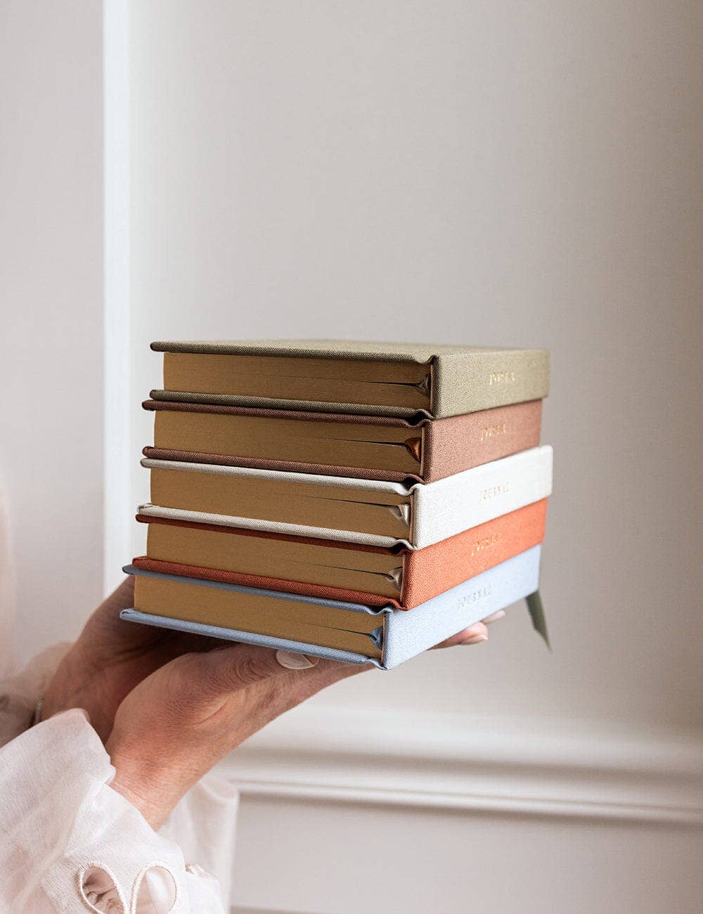 Linen Bound Pocket Journal - Desert Sand (Lined)