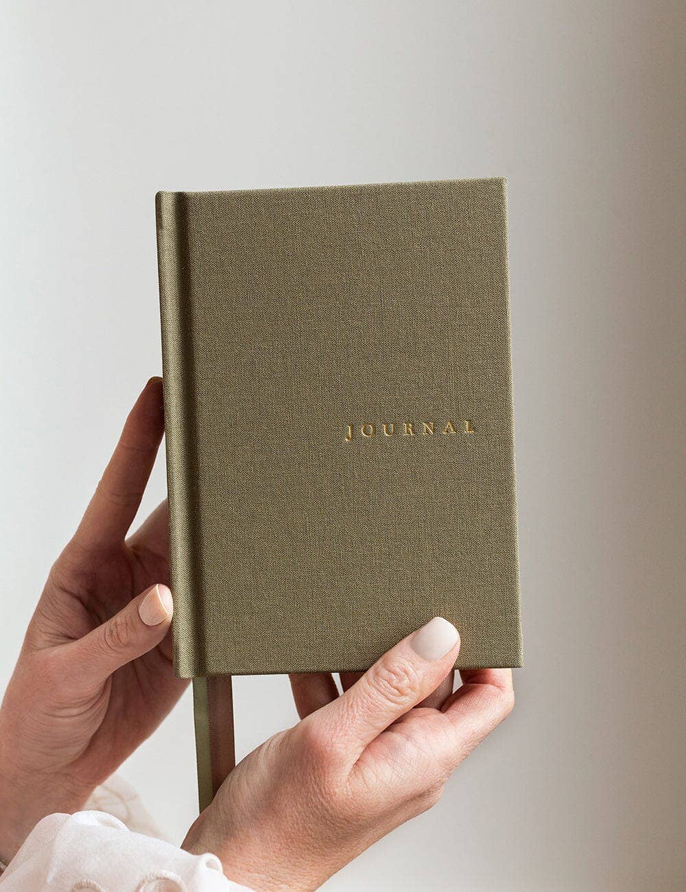 Linen Bound Pocket Journal - Saltmarsh Green (Bullet)