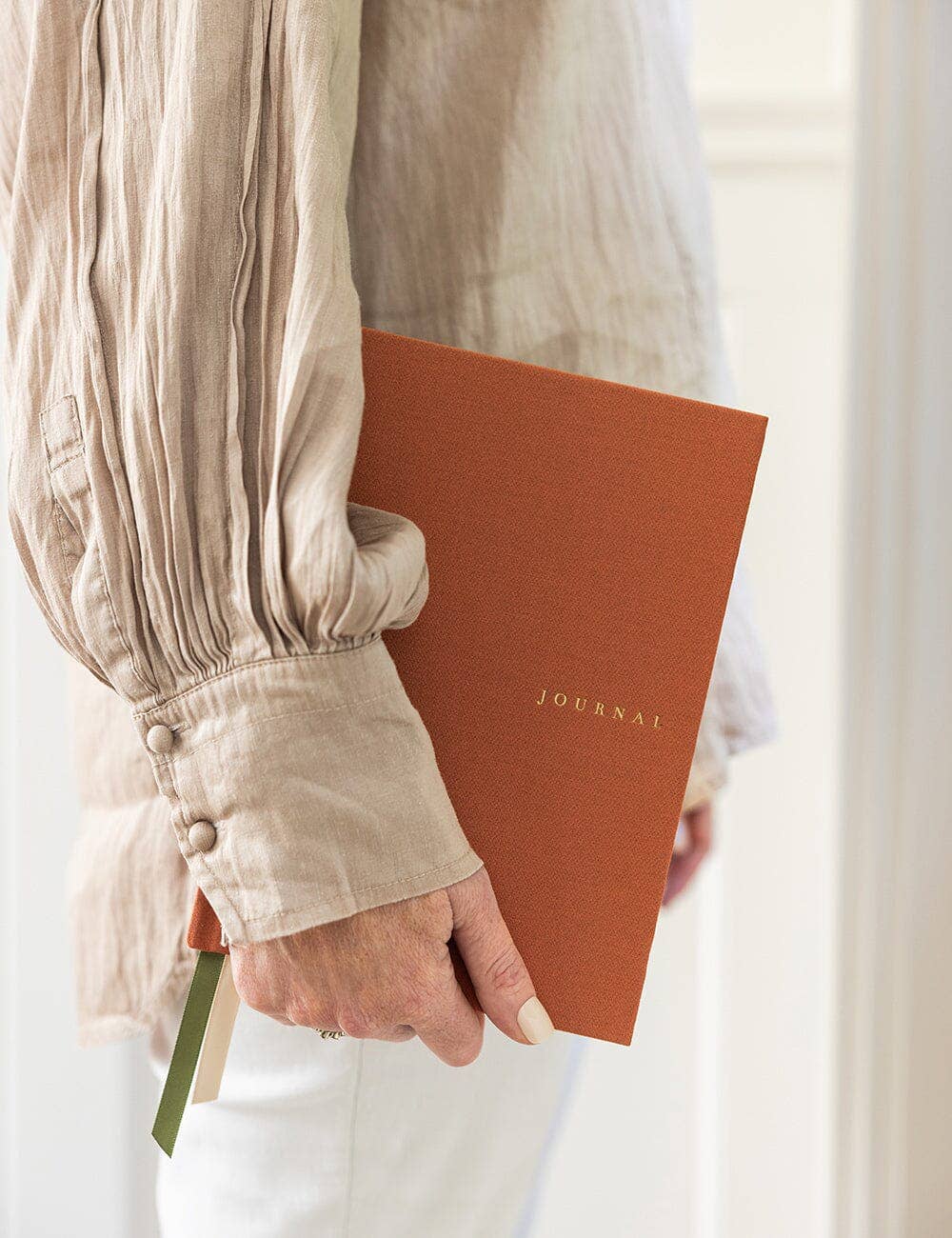 Linen Bound Journal - Burnt Clay (Blank Journal)
