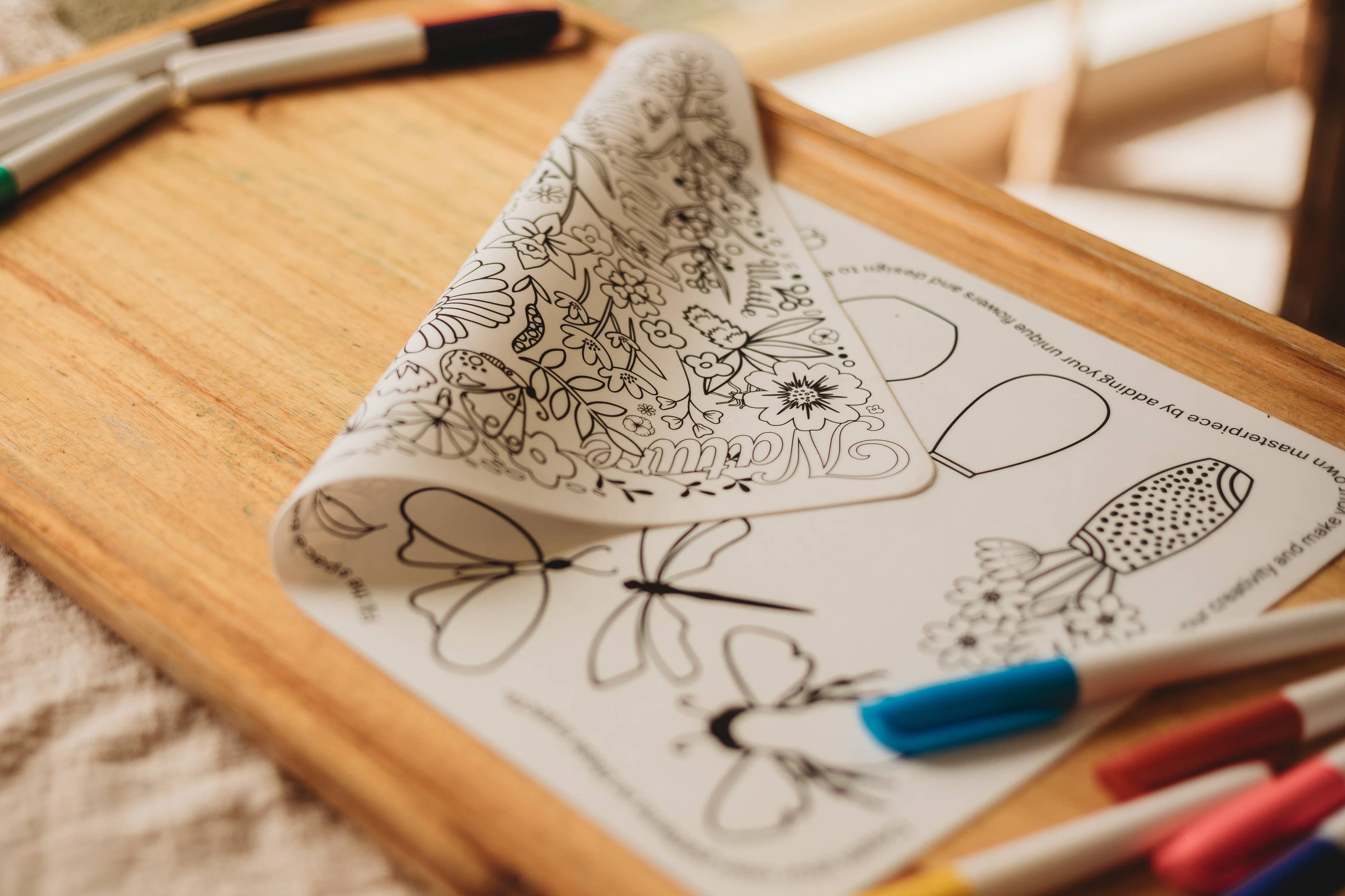 Double-Sided Activity Mat | Australian Flora & Fauna