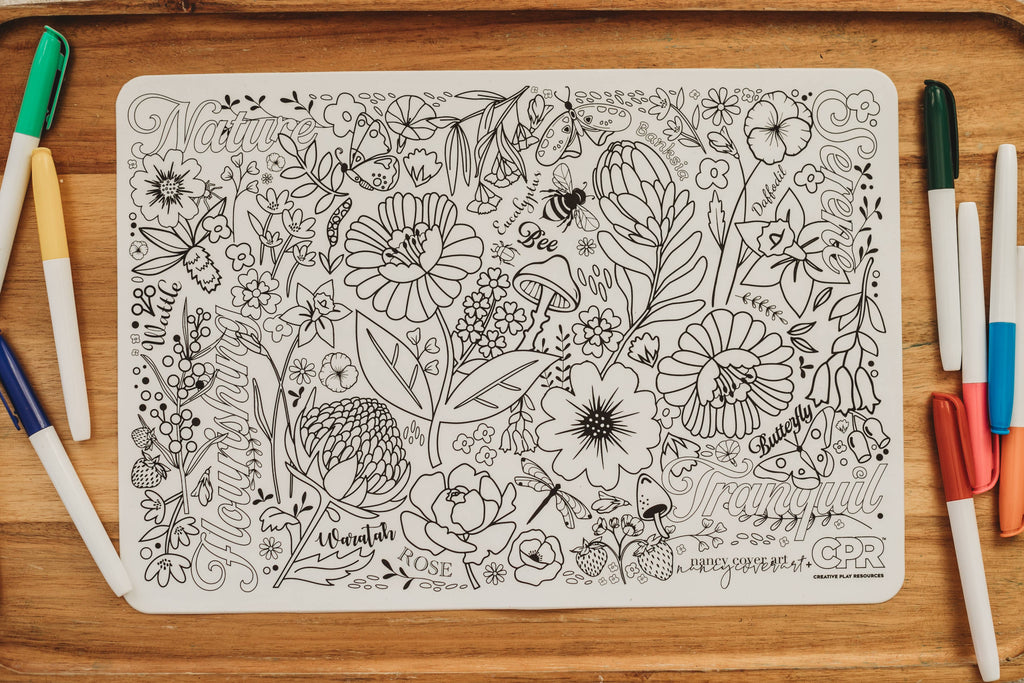 Double-Sided Activity Mat | Australian Flora & Fauna