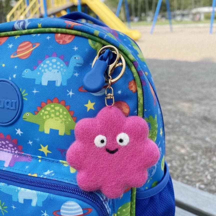 Feel-Good Fuzzy Friend Bag Charm | Keyring