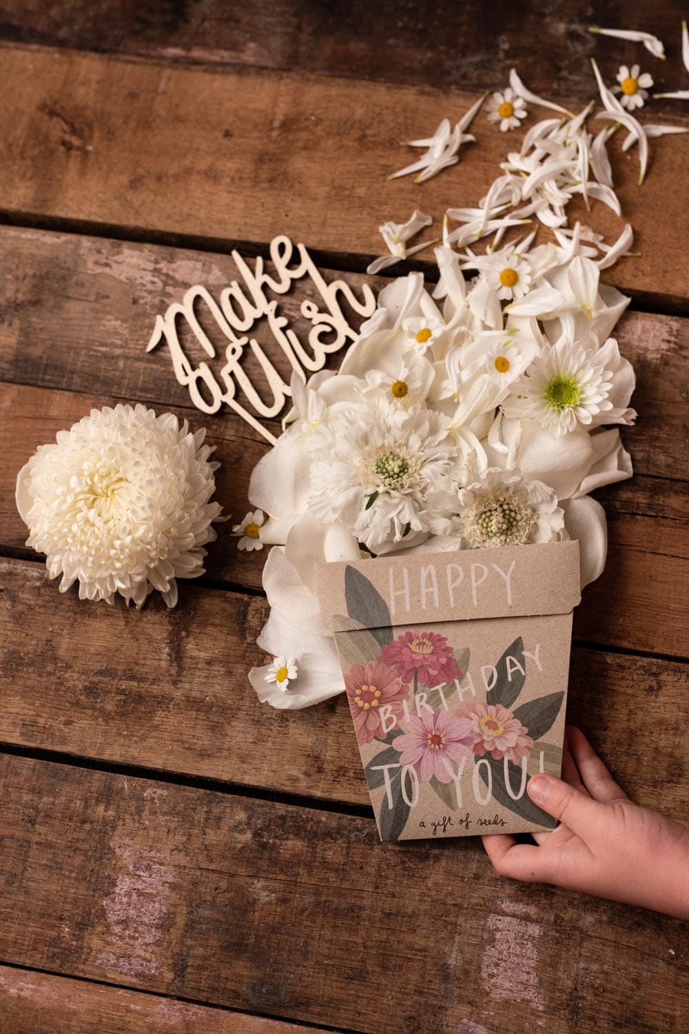 Happy Birthday Zinnia - Gift of Seeds