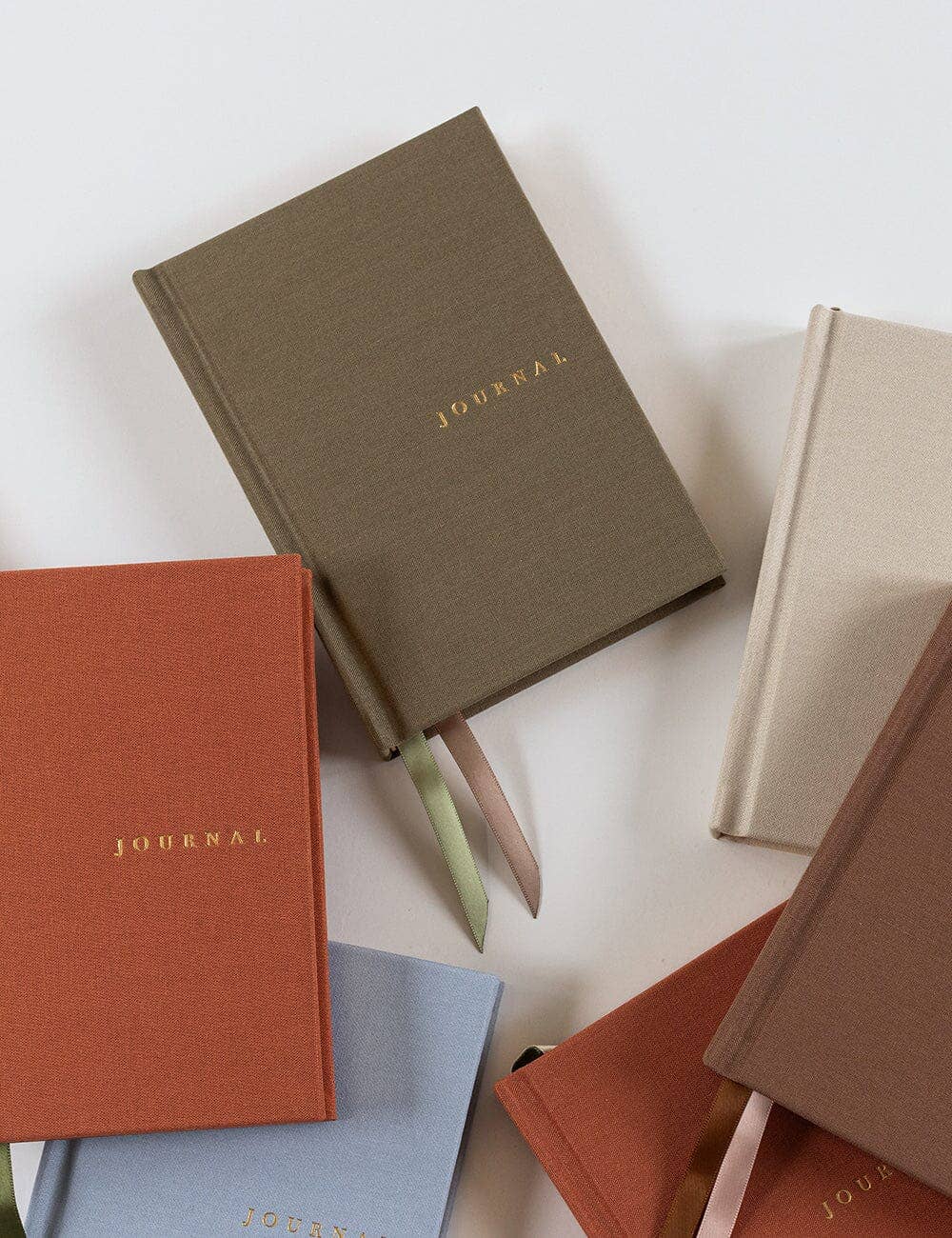Linen Bound Pocket Journal - Saltmarsh Green (Bullet)