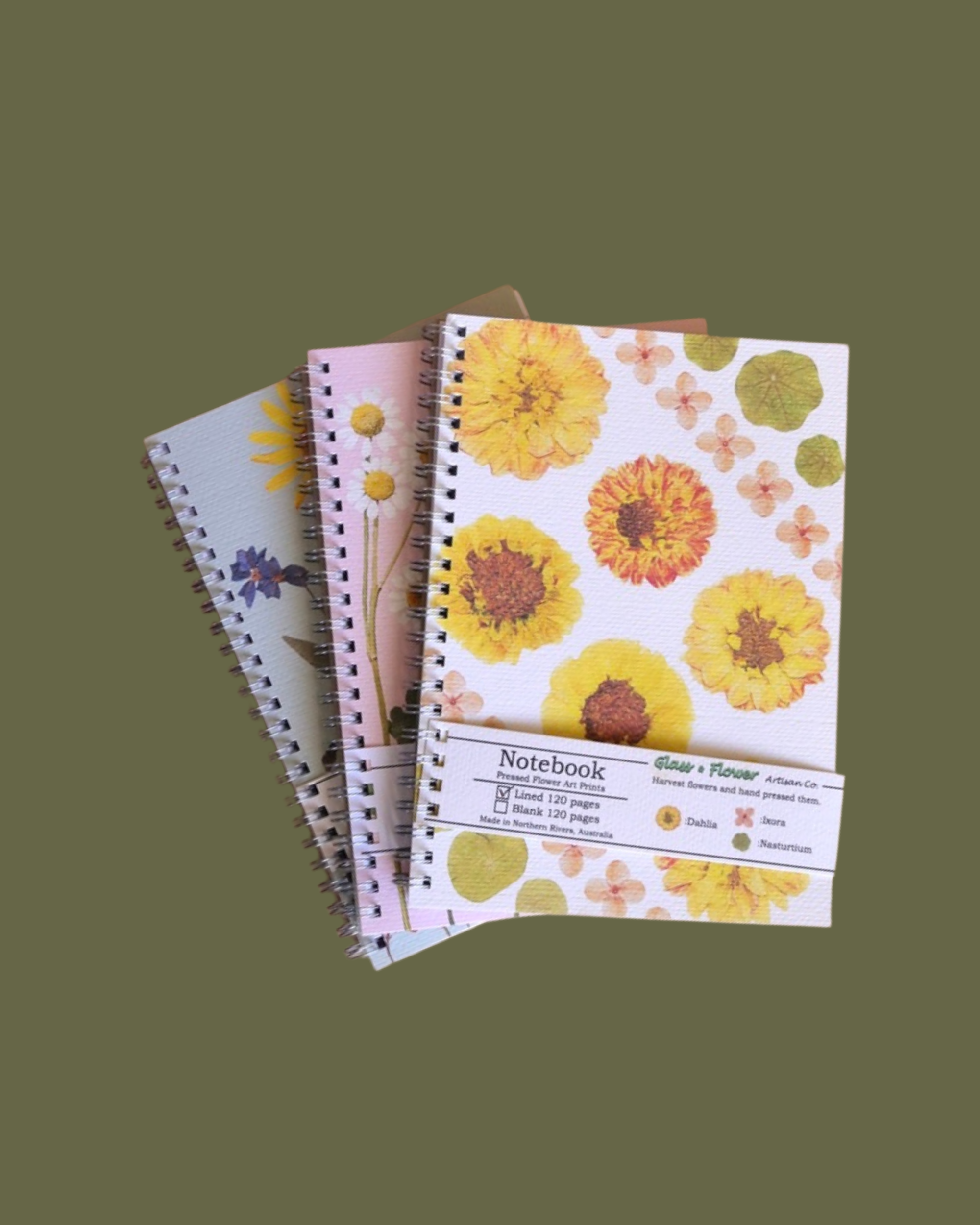 Pressed Flower Notebook