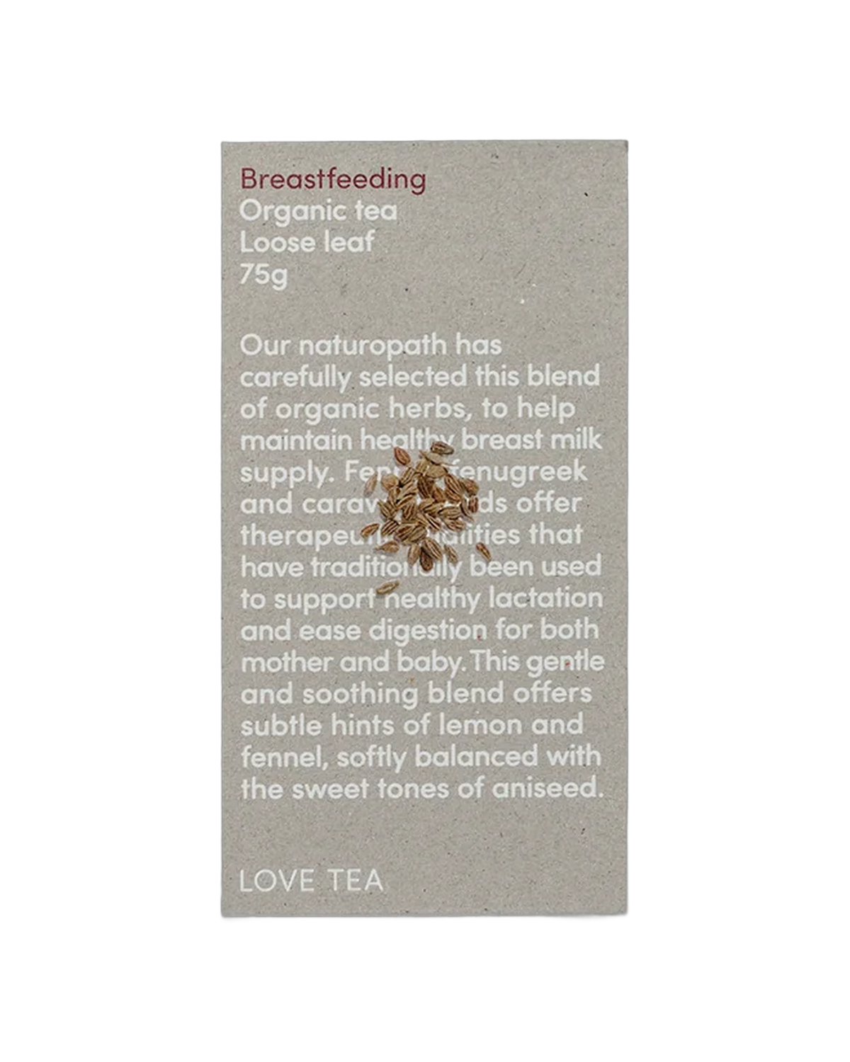 Love Tea Breastfeeding Loose Leaf Tea 75g box