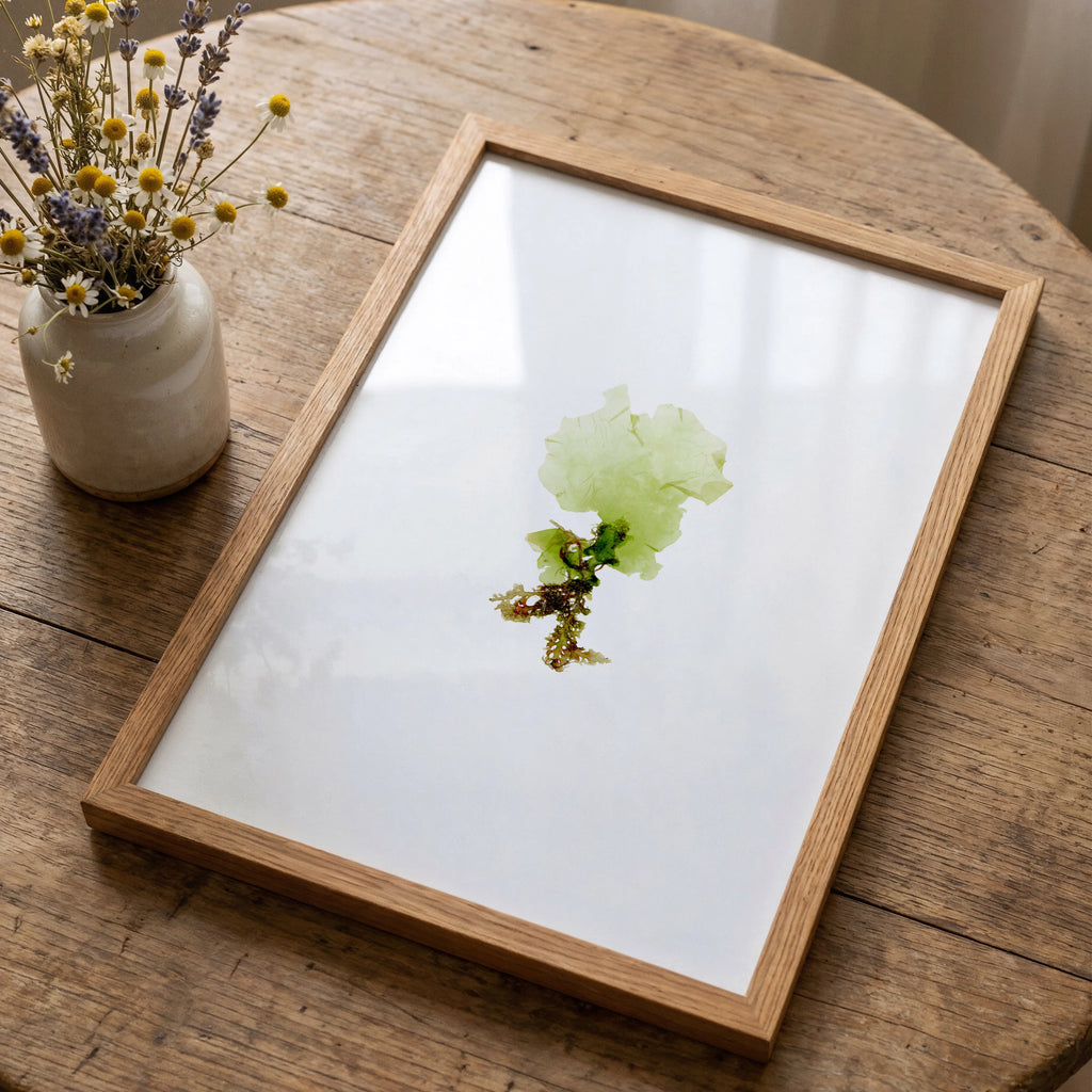 Sea Lettuce - Pressed Seaweed Fine Print
