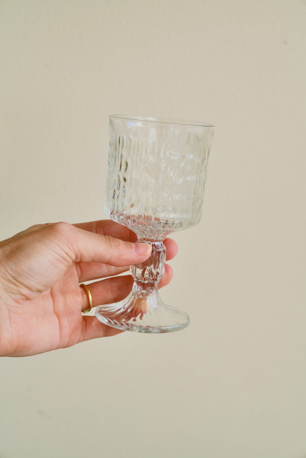 Vintage Ravenhead "Siesta" Wine Goblets - Set of 5